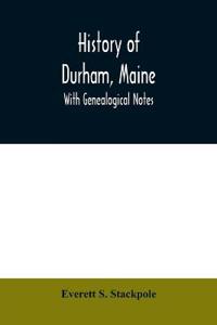 History of Durham, Maine