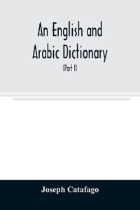 An English and Arabic dictionary