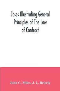Cases illustrating general principles of the law of contract