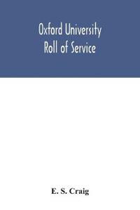 Oxford university roll of service