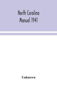 North Carolina manual 1941
