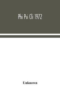 Phi Psi Cli 1972