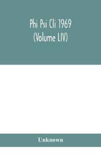 Bokomslag for "Phi Psi Cli 1969 (Volume LIV)"
