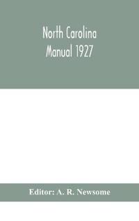 Bokomslag for "North Carolina manual 1927"