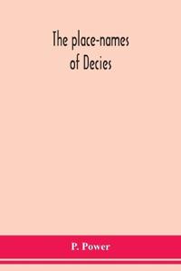 Kirjan kansi "The place-names of Decies"