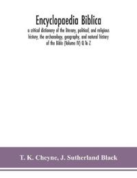 Bokomslag for "Encyclopaedia Biblica"