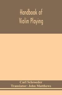 Bokomslag for "Handbook of Violin Playing"
