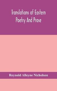 Bokomslag för "Translations of Eastern Poetry and Prose"