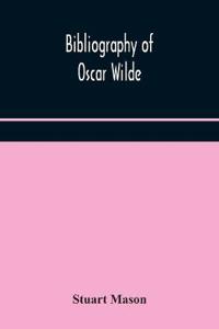Bibliography Of Oscar Wilde