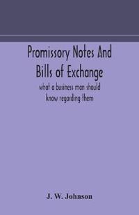 Bokomslag for "Promissory Notes and Bills of Exchange"