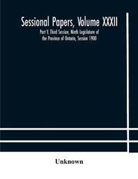 Bokomslag for "Sessional Papers, Volume XXXII"