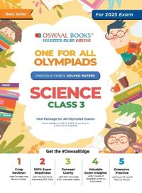 Oswaal One for All Olympiad Previous Years' Solved Papers, Class-3 Science Book