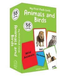 My First Flash Cards: Animals and Birds: 55 Early Learning Flash Cards for Kids