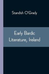 Bokomslag for "Early Bardic Literature, Ireland"