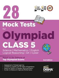 28 Mock Test Series for Olympiads Class 5 Science, Mathematics, Englis