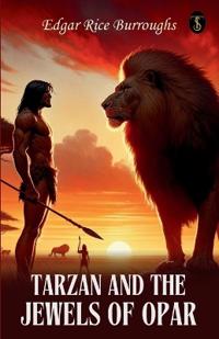 Kirjan kansi "Tarzan and the Jewels of Opar"