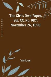 The Girl's Own Paper, Vol. XX, No. 987, November 26, 1898