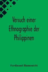 Bokomslag for "Versuch einer Ethnographie der Philippinen"