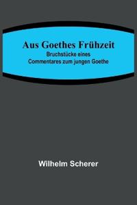 Aus Goethes Frühzeit; Bruchstücke eines Commentares zum jungen Goethe