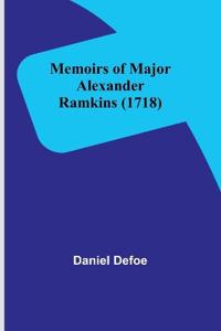 Kirjan kansi "Memoirs of Major Alexander Ramkins (1718)"