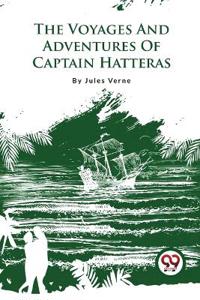 Kirjan kansi "The Voyages and Adventures of Captain Hatteras"