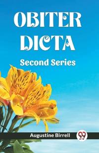 OBITER DICTAsecond series (Edition2023)