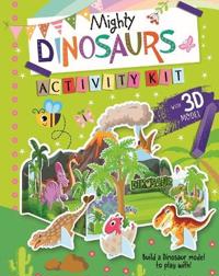 Booktopus Build It Activity Kit - Mighty Dinosaur 3D Model Making Kit with Book - DIY Craft Kit for Kids 3-6+ Years - Learning Through Play