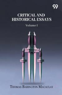 Critical And Historical Essays