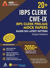 IBPS Clerk 2019 Prelims Mocks Papers (English Printed Edition)