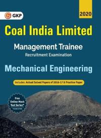 Coal India Ltd. 2019-20 Management Trainee - Mechanical Engineering