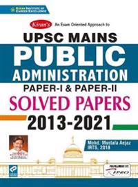 Upsc Public Administration Solved Paper I & II 2021