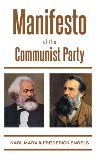 Kirjan kansi "MANIFESTO OF THE COMMUNIST PARTY"