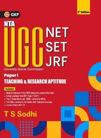 NTA UGC (NET/SET/JRF ) 2022 Paper I - Teaching & Research Aptitude 3ed by T.S. Sodhi