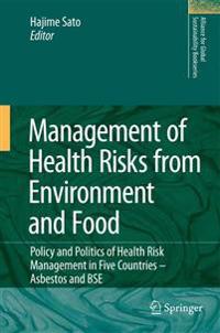 Bokomslag för "Management of Health Risks from Environment and Food"