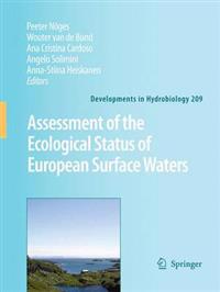Kirjan kansi "Assessment of the ecological status of European surface waters"