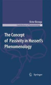 Kirjan kansi "The Concept of Passivity in Husserl's Phenomenology"