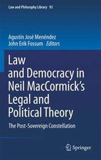 Bokomslag för "Law and Democracy in Neil MacCormick's Legal and Political Theory"