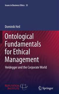 Bokomslag for "Ontological Fundamentals for Ethical Management"