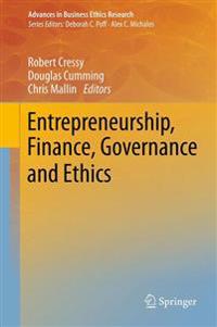 Bokomslag for "Entrepreneurship, Finance, Governance and Ethics"