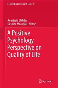 Kirjan kansi "A Positive Psychology Perspective on Quality of Life"