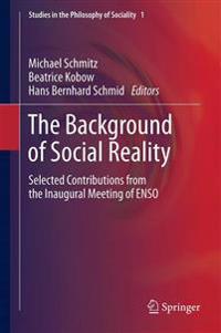 Bokomslag för "The Background of Social Reality"