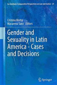 Kirjan kansi "Gender and Sexuality in Latin America - Cases and Decisions"