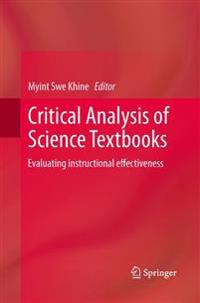 Bokomslag for "Critical Analysis of Science Textbooks"