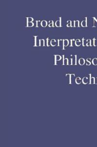Philosophy and Technology
