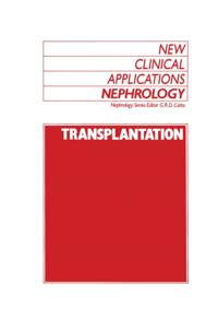 New Clinical Applications: Nephrology
