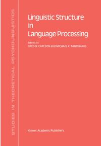 Studies in Theoretical Psycholinguistics