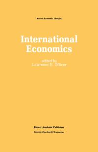 Recent Economic Thought