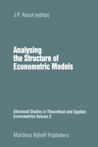 Advanced Studies in Theoretical and Applied Econometrics