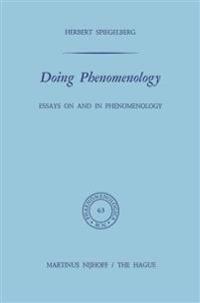 Doing Phenomenology