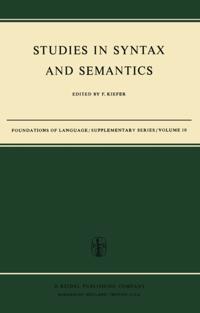 Foundations of Language Supplementary Series